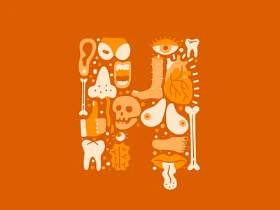 H 36 days 36 days of type h letter h lettering type