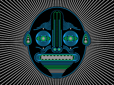 Mask IV Edit affinity art colour graphic illustration mask trippy wow