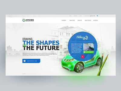 Tech Company Landing Page company landing page tech transylvania website