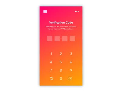 Verification Code affinity designer daily ui verification code