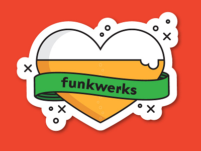 Heart full of beer beer carbonation craft beer funkwerks funky heart