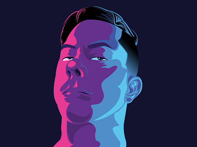 Retrowave Joe 80s avatar retro retrowave vaporwave