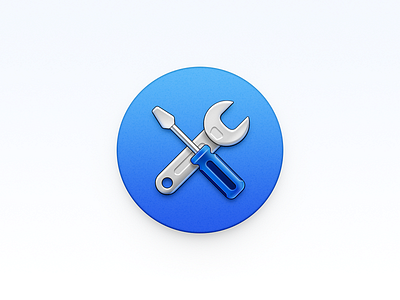 Setting Icon app icon hardware tools mac icon macos icon osx icon realistic sandor screwdriver setting setting icon skeu skeuomorph skeuomorphism spanner tool icon tools for reparing ui icon user interface icon ux icon wrench