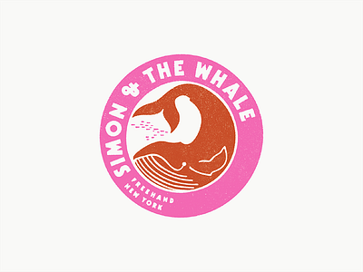 Simon & The Whale bar brand branding custom hand made hospitality lettering logo mark restaurant typography vintage