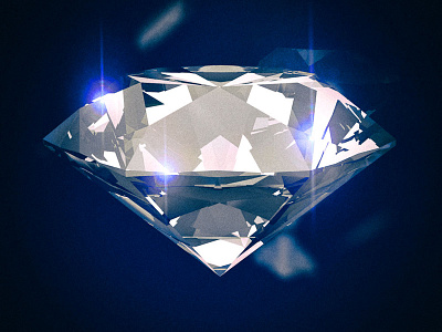 18/04/18 Everyday cinema4d diamond photoshop