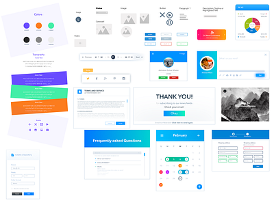 UI Kit affinity designer daily ui ui kit