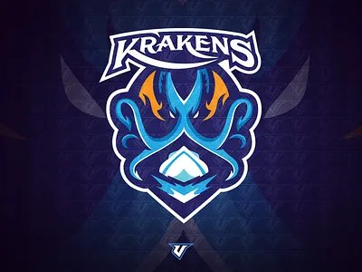 Krakens Premade Logo logo mascot mascot logo sports logo vector