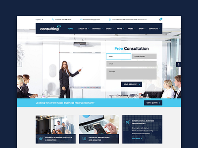 Consulting – Madrid Layout | Business WordPress Theme business consulting theme themeforest wordpress