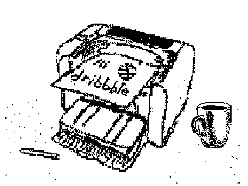 Back at the Office infinite printer rotoscope technology
