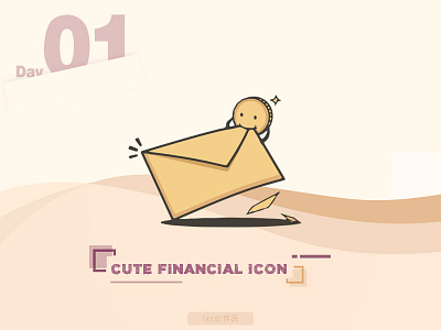 Cute Financial Icon ai icon ps