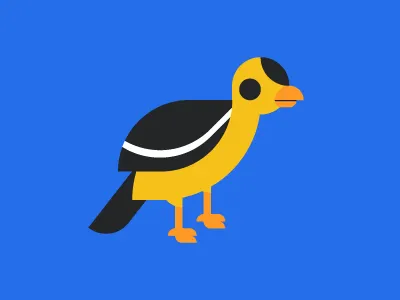Fancy Goldfinch animal art avatar bird finch goldfinch icon illustration