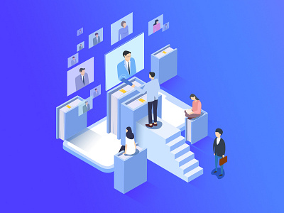 isometric 2.5D illustration 2.5d illustration isometric