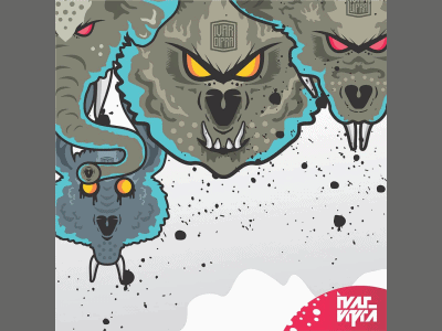 Rarrr2k18 animation gif graphic graphicdesign illustration monsta monster motion motiongraphic rarrr vector