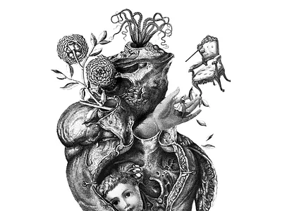 Projections of the Subconscious collage dada illustration photo collage surrealism vintage