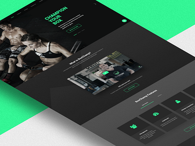 BoxChamp Website Redesign gym gym management ios sketch sketchapp ui design uiux ux design web design