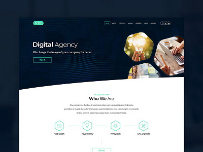 My agency website agency creative modern webdesign website