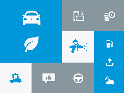 Volkswagen Icons brand cd ci icons symbols ui ux vw web