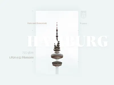 Freie & Hansestadt Hamburg city editorial hamburg hh layout light mood photo typography