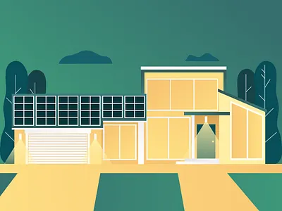 Solar Panels building eco energy home house panels solar sun