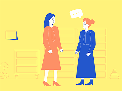 Conversation conversation old skirt talk woman women young