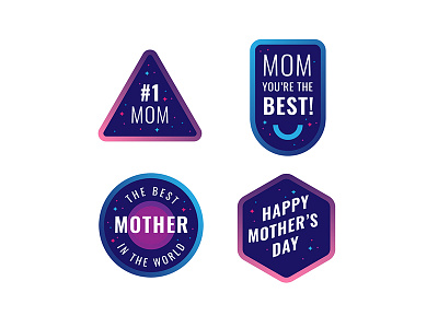 You Da Mom badge mom mothers day vector