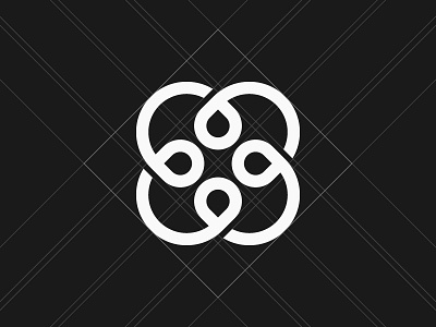 Flower Logo branding design flower grid icon logo logotype mark minimalist monogram type typography