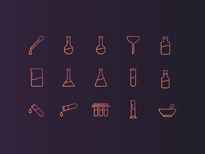 Laboratory Icon Set icon icon design icon set laboratory