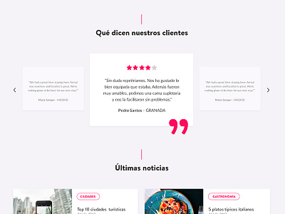 Testimonials opinion testimonial ui ux web webdesign widget