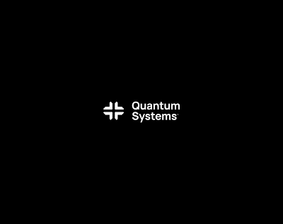 Quantum Systems branding logo logotype modern modernism