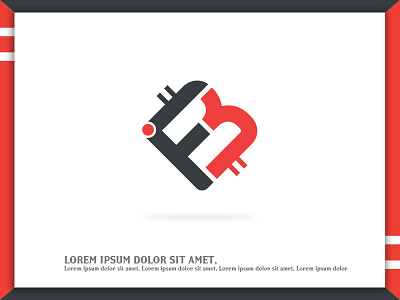 FB Latter mark branding dahuk fb fb logo latter mark logo web