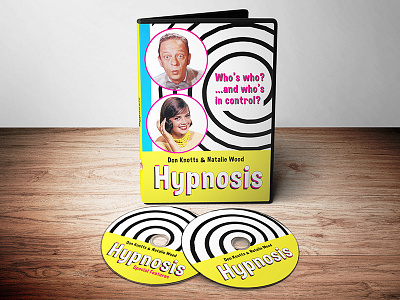 Hypnosis dvd fake graphic design mockup movie packaging