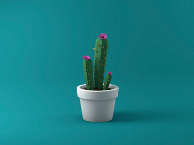 Cactus 3d c4d cinema 4d robot