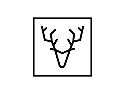 Line Art Deer animal deer design illustration line art logo monoline simplicity symbol symmetry vector wildlife