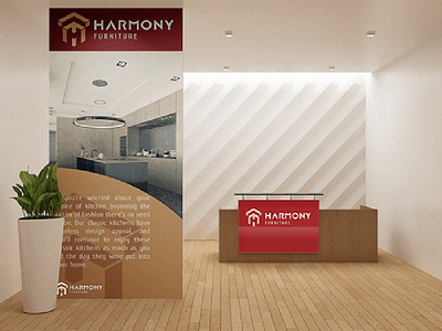 Harmony Kitchen Logo aplication app art branding design graphic icon ios logo mockup ui