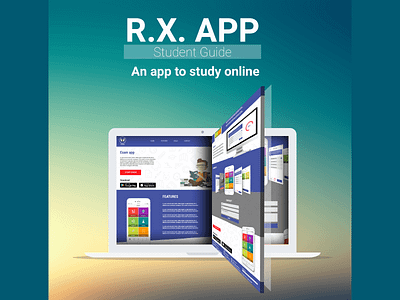 RX App aplication app art branding design graphic icon ios logo mockup ui