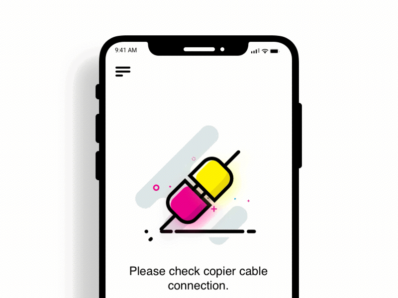 Connection Failed! cable connection failed detach disconnect illustration loop principle terminate turn off unhook unlink unplug