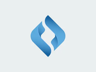 Connect concept abstract concept geometric gradient icon logo mark sign simple symbol