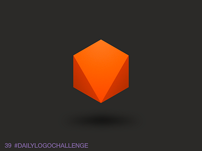 Daily Logo 39/50: Messaging App dailylogochallenge geometry hexagon icon logo