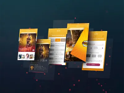 Cinema Ghar App Ui Design app cinema mobileapp sketch ui uiconcept ux