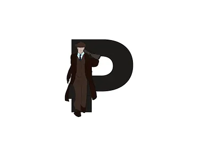 P is for Peaky Blinders art blue digitalart draw drawing illustration peakyblinders window