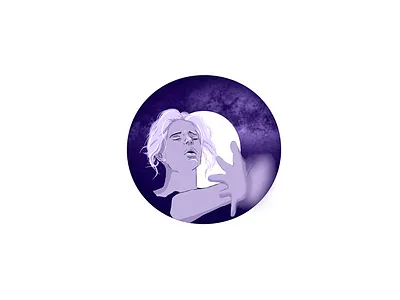 O is for The OA art blue digitalart draw drawing illustration theoa window woman