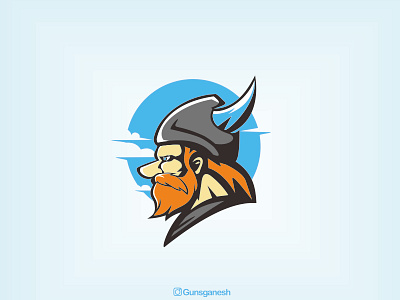 Viking artwork brand design forsale identity illustration logo