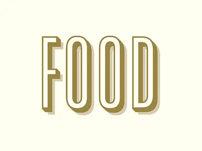 Food box shadow brand condensed cream food gold menu wip