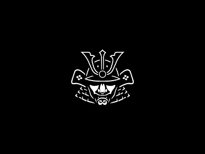 Samurai behance branding deadset design graphic design head japan logo negative samurai tattoo vector