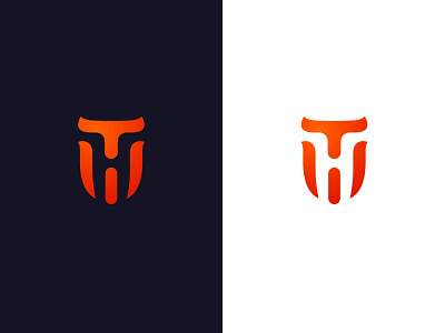 H / T / Shield / Game organization / logo design logo
