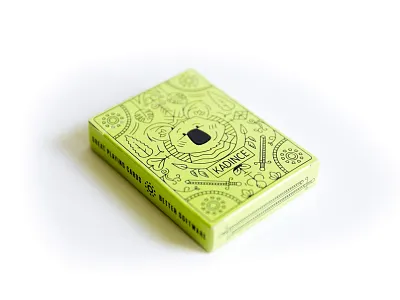 Koala Cards | Box Cover bicycle cards box cards dieline koala package packaging spot uv spot