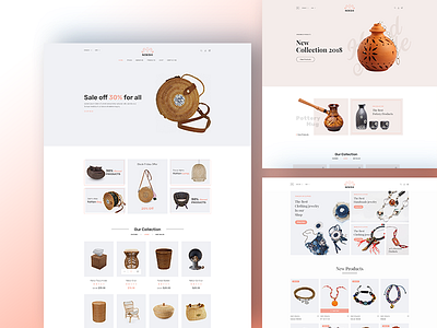 Nokshi - Handmade & Craft Bootstrap4 Template crafts creative creative shop ecommerce goods handicraft handmade handmade shop personal personal blog shop store