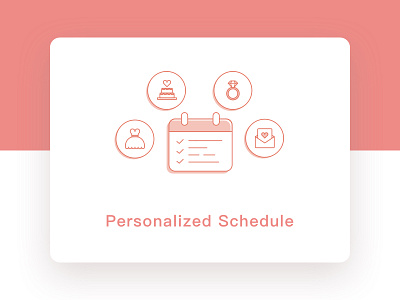Wedding234 Feature Icon - Personalized Schedule icon schedule wedding