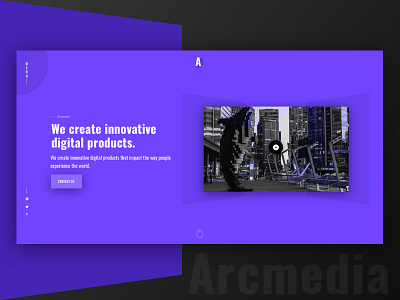 Digital Business Landing Page design landing page uxui web