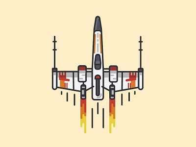 Xwing film sci fi star vector wars xwing